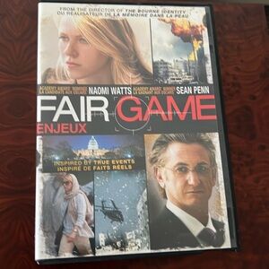 3/$10 Assorted movies 3/$10 Fair Game with Naomi, Watt, and Sean Penn